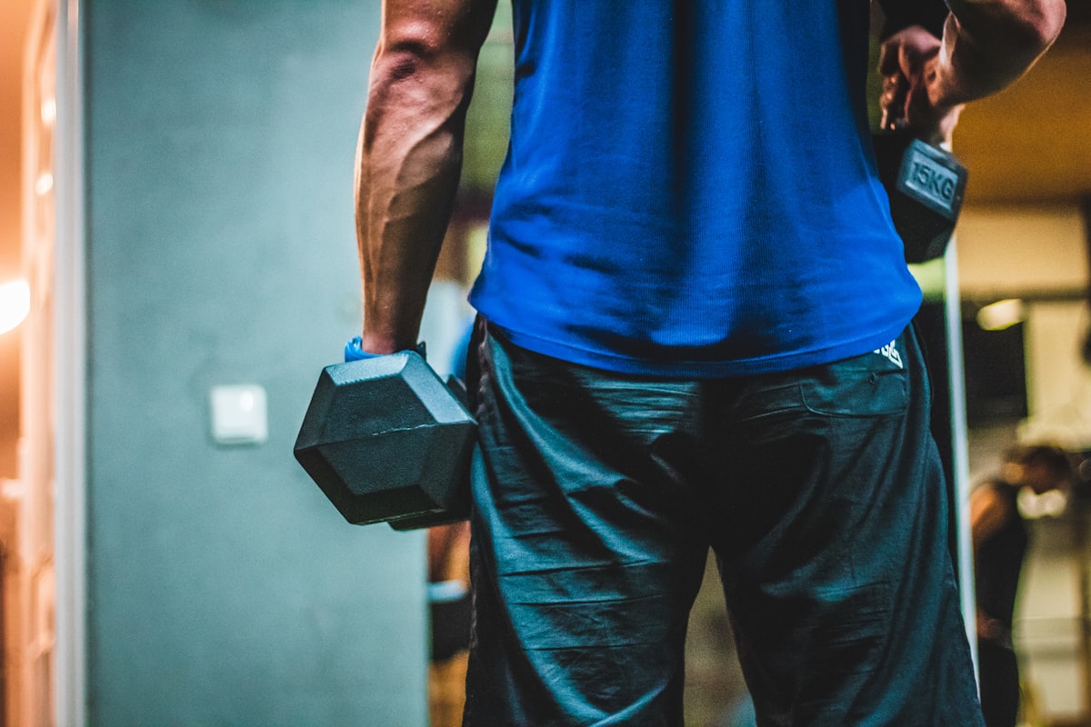 Glute bridge exercise